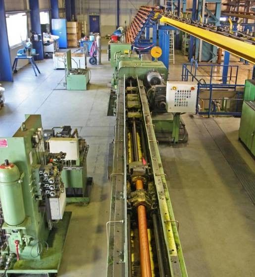 Hệ thống điều khiển PLC Máy cán nguội Pilger Áp lực cán lên đến 500MPa Được thiết kế cho sản xuất ống đồng và gia công kim loại